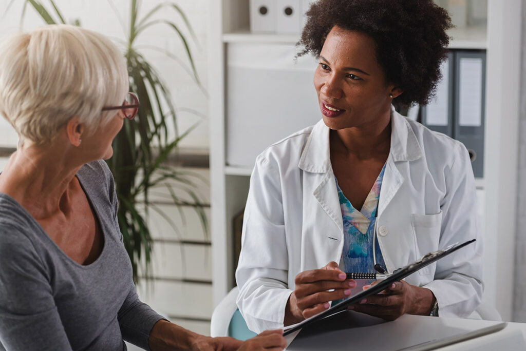 Woman Discussing Medication Assisted Treatment